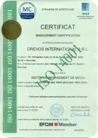 Certificat ISO 14001